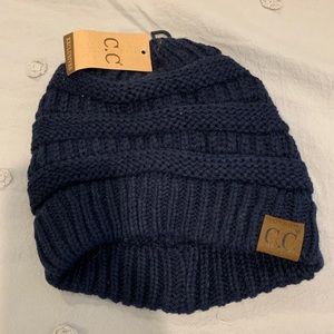 CC Navy Beanie NWT